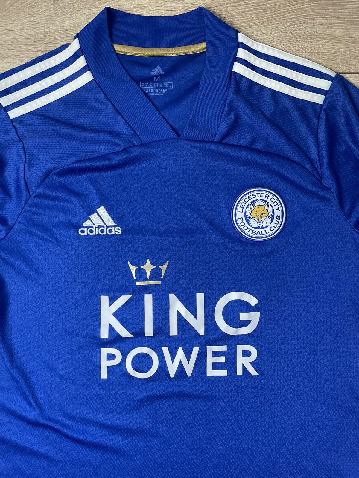 Adidas Leicester 2020 2021 home jersey football shirt m size Size US M / EU 48-50 / 2 - 2 Thumbnail