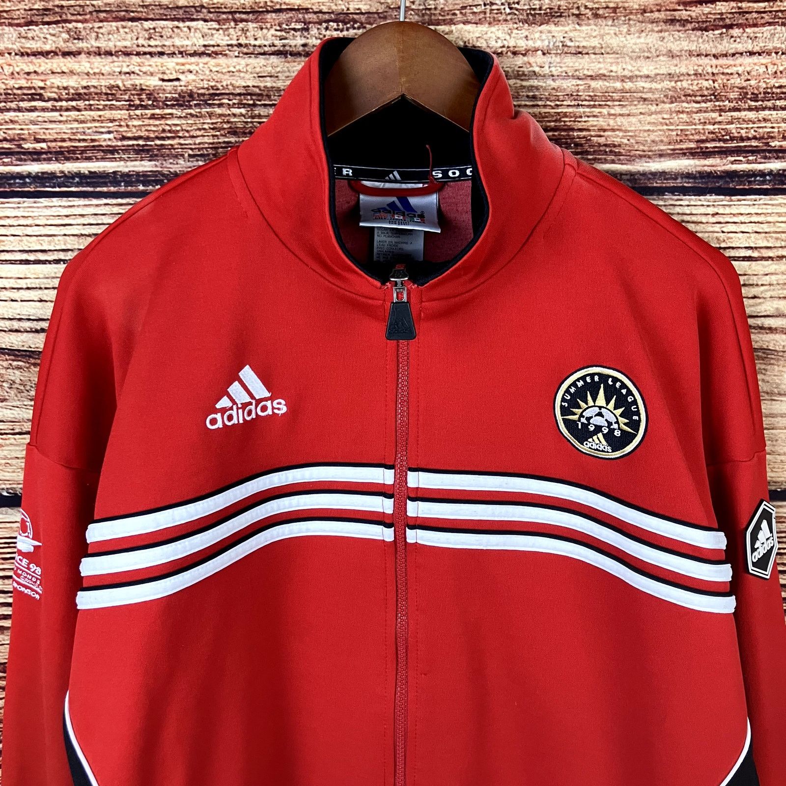 Adidas × Vintage Vintage 1998 Adidas France Training Camp Soccer Jacket Size US L / EU 52-54 / 3 - 3 Thumbnail