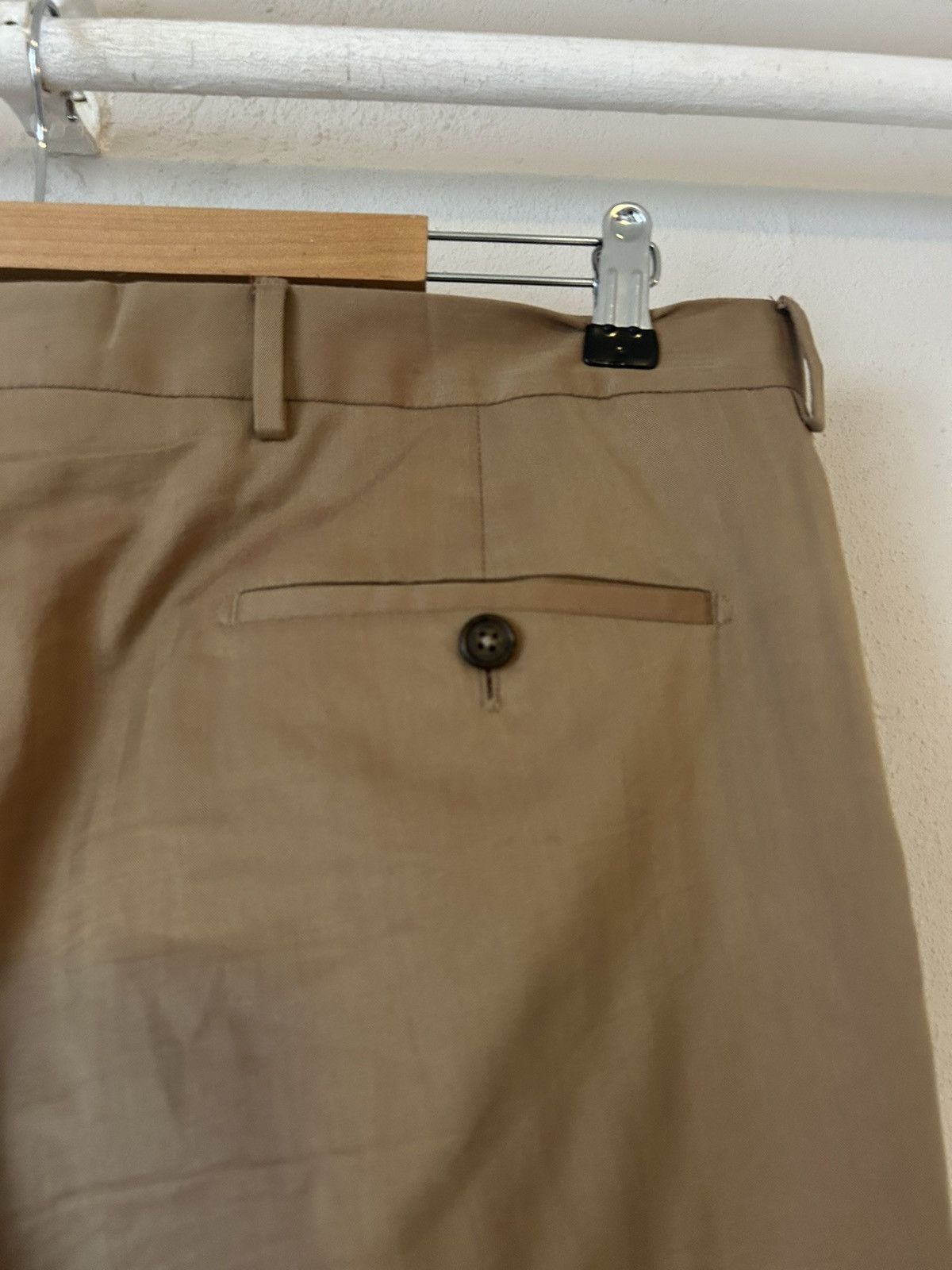 Prada Prada Khaki Cotton Trousers - Size 54 Size US 38 / EU 54 - 12 Thumbnail