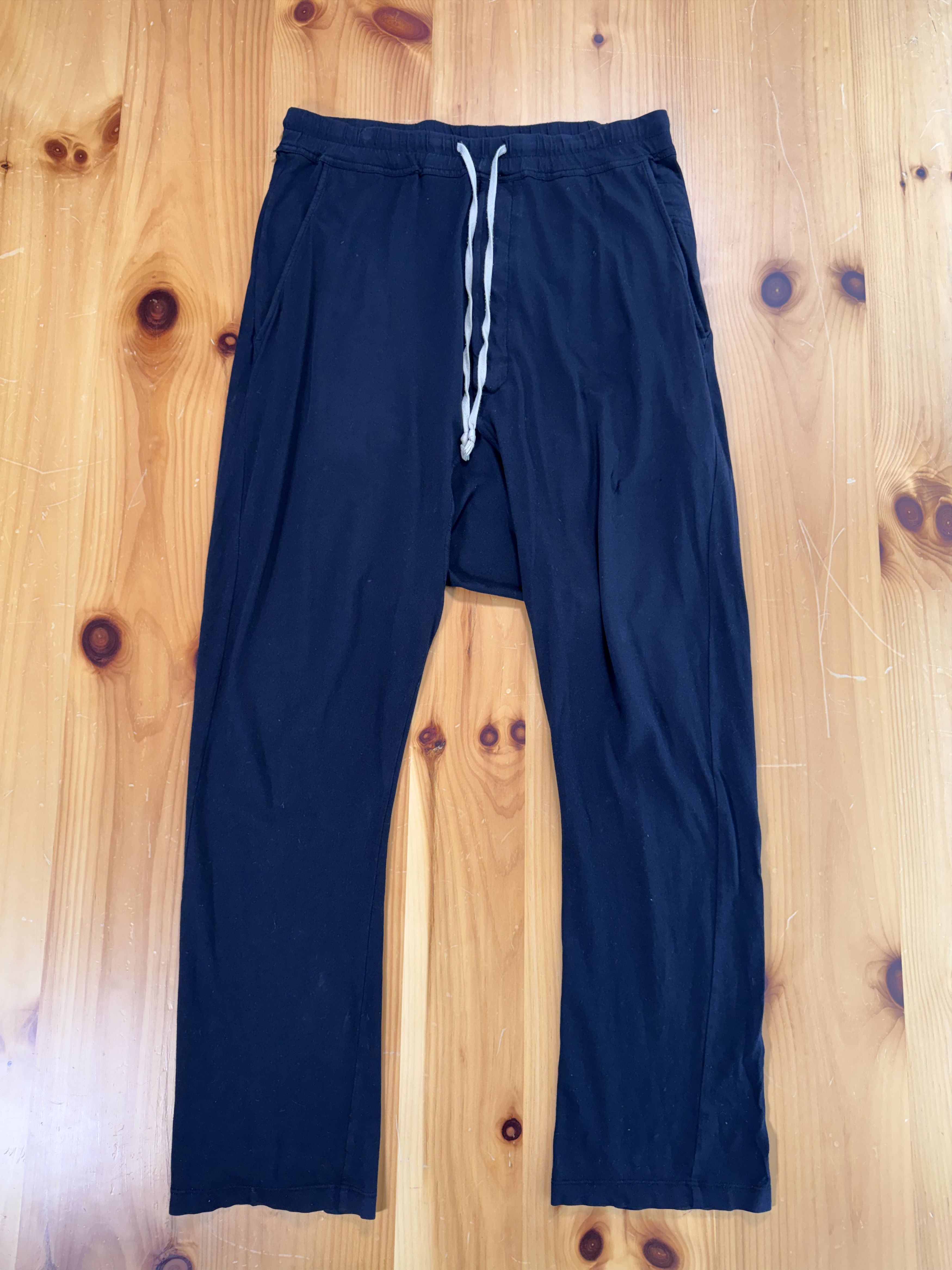 Rick Owens Rick Owens Drop Crotch Sweatpants Size US 32 / EU 48 - 1 Thumbnail