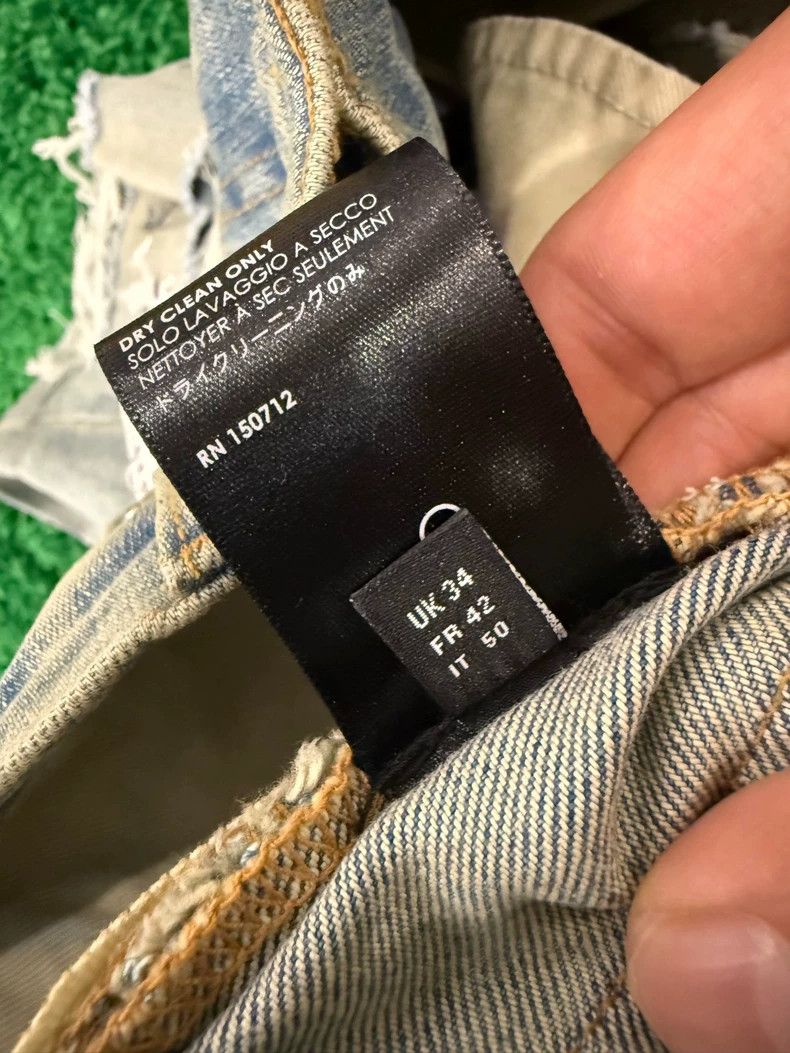 Other Amiri Blue Destroyed Ink Blue Diamond Bottom Board Jeans Size US 34 / EU 50 - 6 Thumbnail