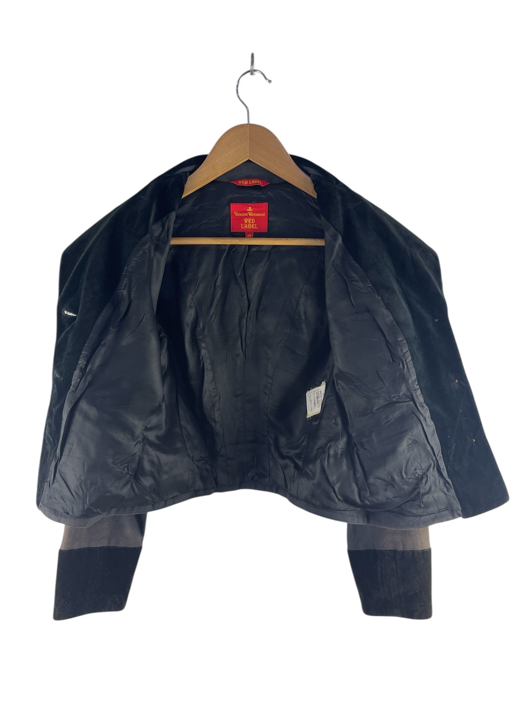 Vivienne Westwood Vivienne Westwood Red Label Cropped Velvet Trim Tailored Size US XS / EU 42 / 0 - 4 Thumbnail