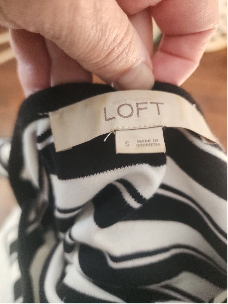 Loft Women's LOFT Dress, S, Black & White Size XS / US 0-2 / IT 36-38 - 4 Thumbnail