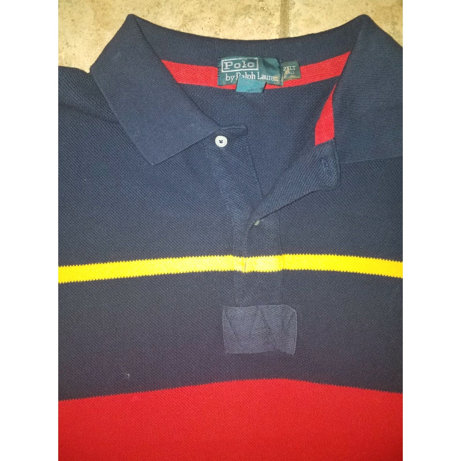 Polo Ralph Lauren VINTAGE Polo Ralph Lauren Golf Polo Mens XXL Blue Polo Golf Mens 2XL Size US XXL / EU 58 / 5 - 2 Thumbnail