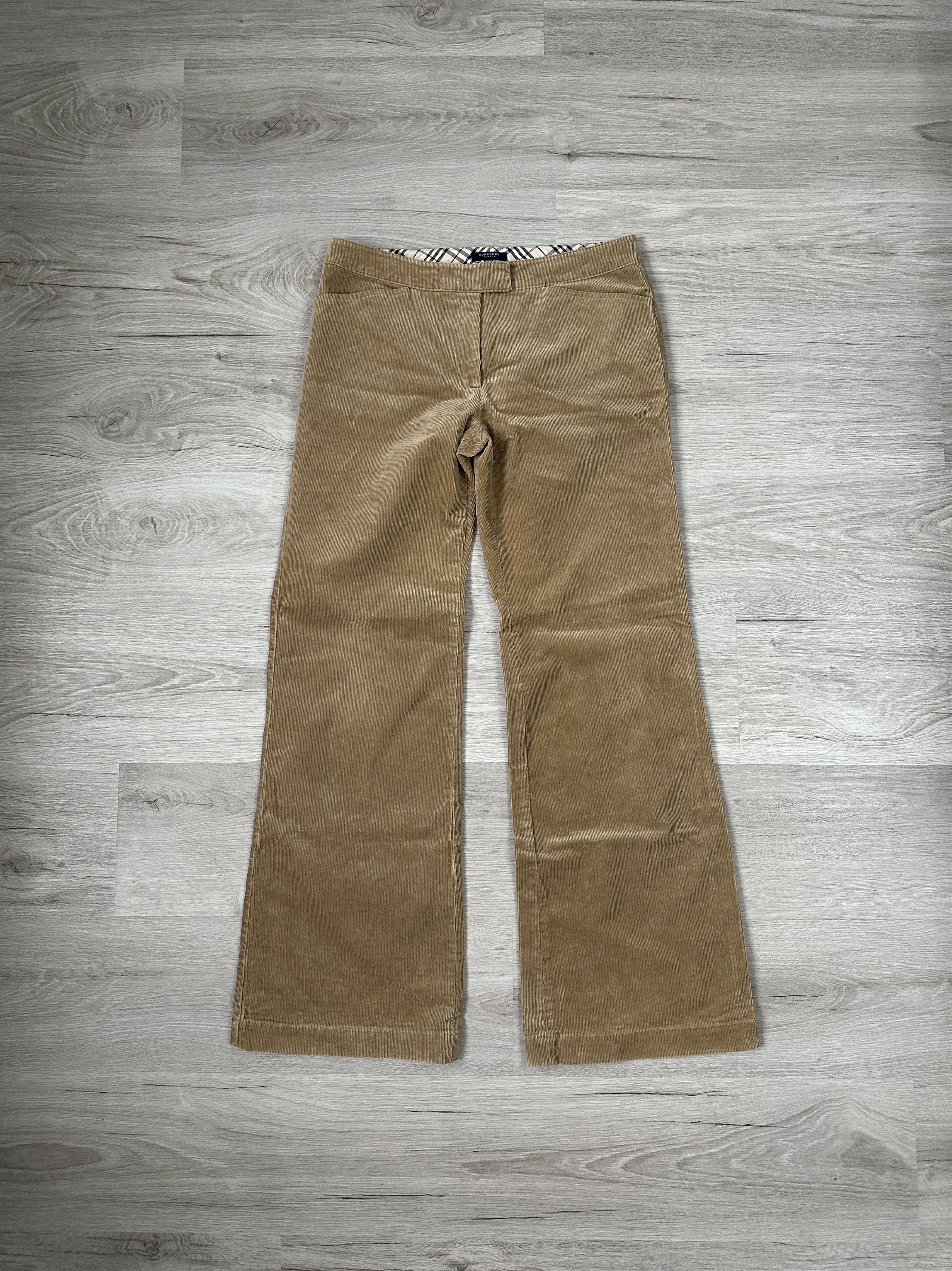 Burberry × Vintage VINTAGE VEVET PANTS BURBERRY Size 24" / US 00 / IT 34 - 2 Thumbnail