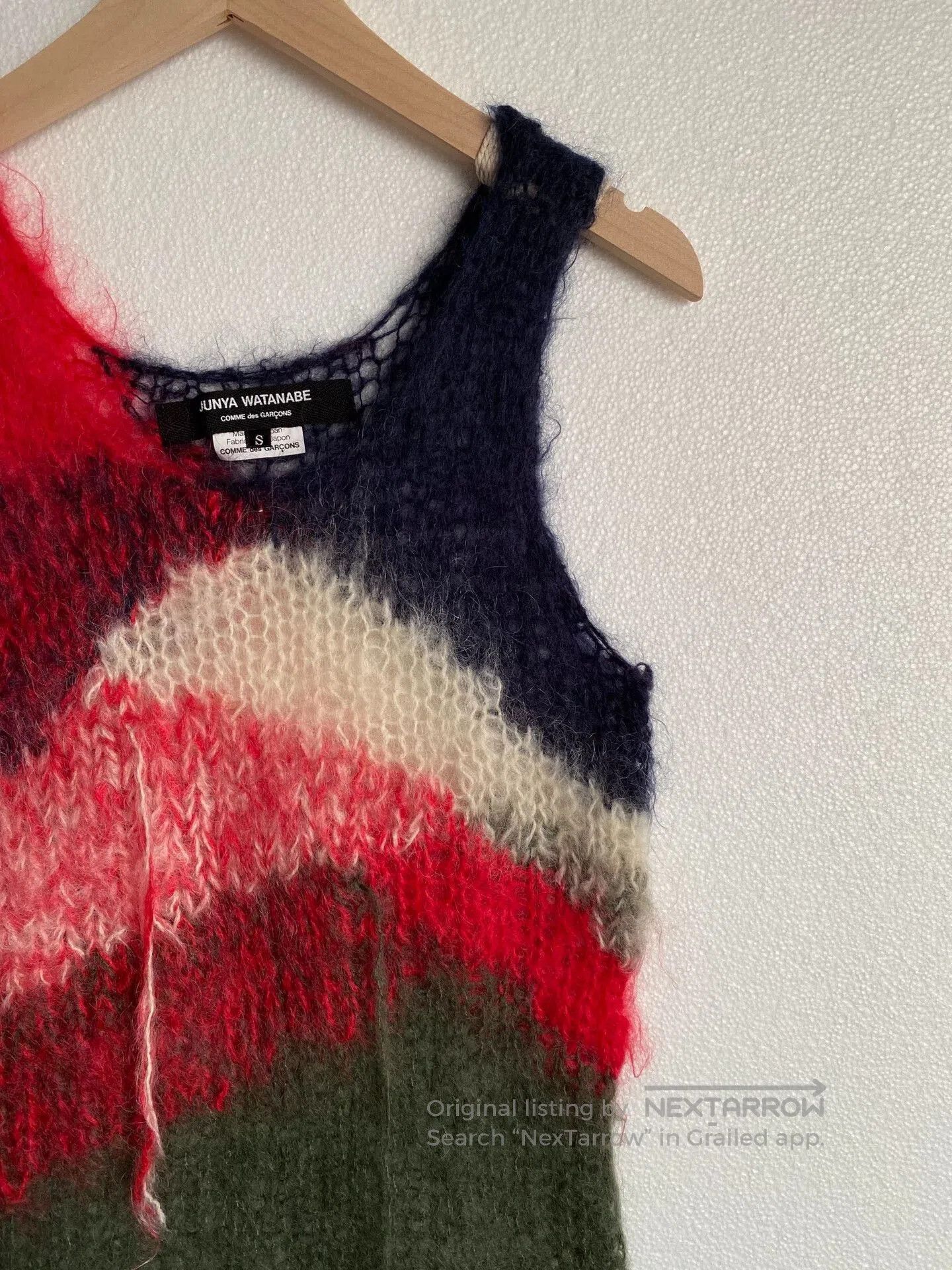 Junya Watanabe junya watanabe punk knit sleeveless vest. Size US S / EU 44-46 / 1 - 3 Thumbnail