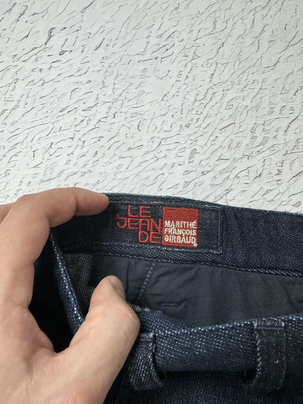 Marithe + Francois Girbaud Le Jean de Marithe Francois Girbaud denim nylon hybrid pants Size US 33 - 11 Thumbnail