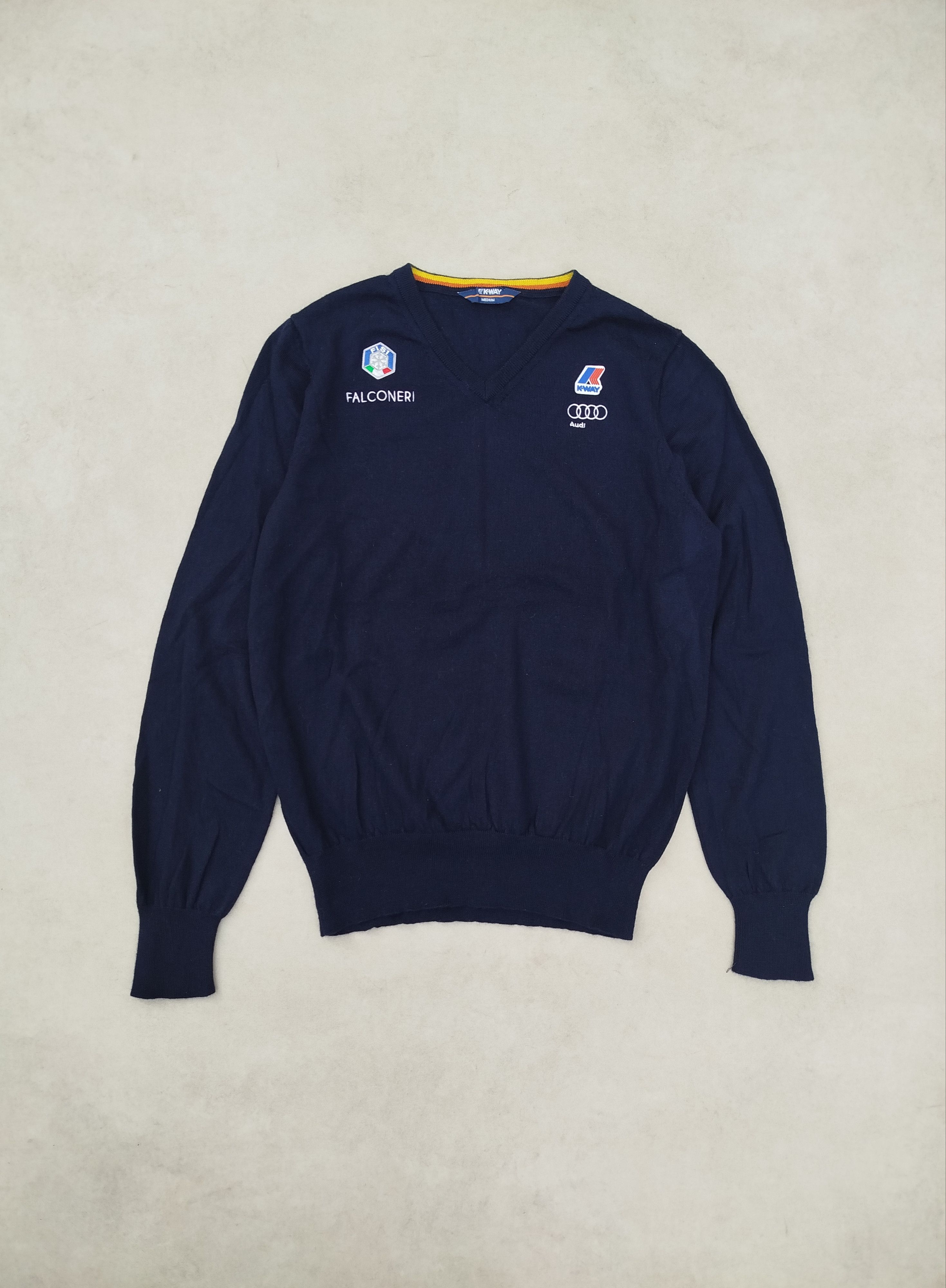 Audi Fisi team K-WAY sweater wool Audi falconeri Size US M / EU 48-50 / 2 - 1 Thumbnail