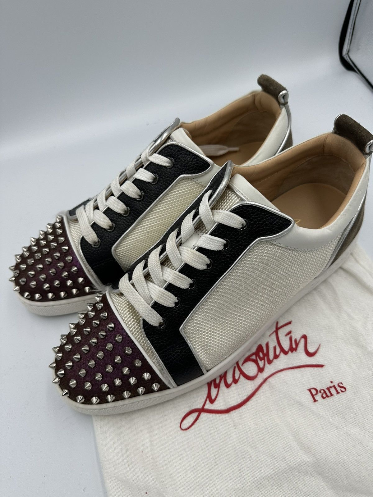 Christian Louboutin Christian Louboutin Low Top Sneakers Size US 13 / EU 46 - 13 Thumbnail
