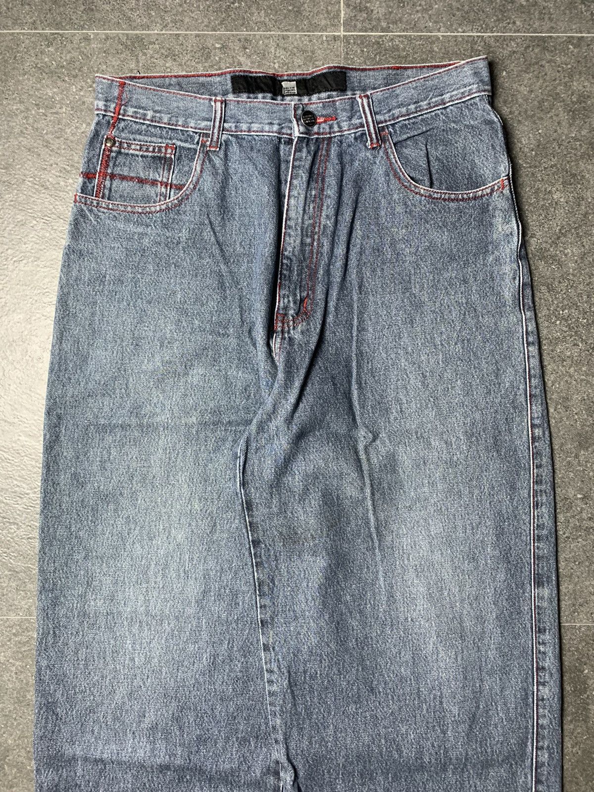 Marithe + Francois Girbaud 2000s Marithe Francois Girbaud Baggy Soft Jeans Size US 29 - 3 Thumbnail