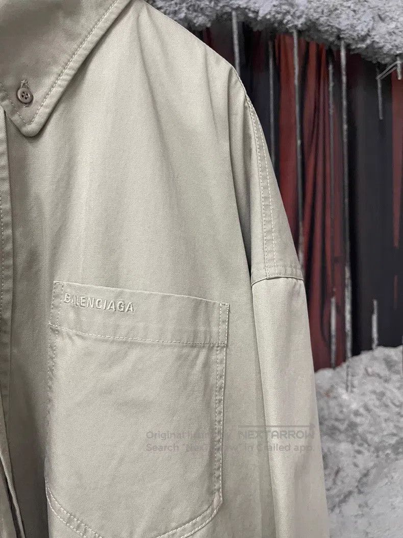 Balenciaga Balenciaga Denim Jacket Coat Size US L / EU 52-54 / 3 - 5 Thumbnail