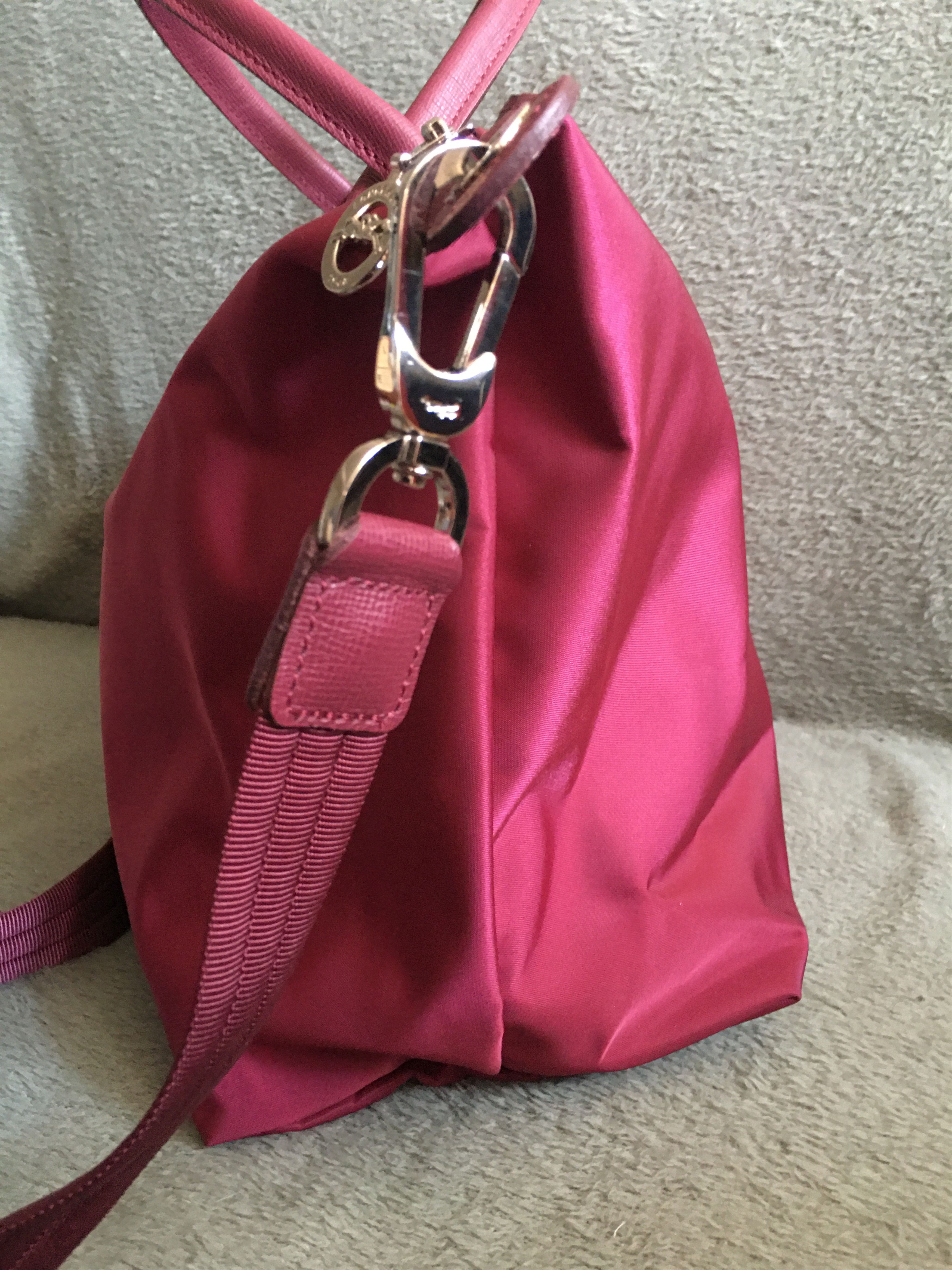 Longchamp Longchamp Le Pliage Neo Medium Tote Bag Raspberry Size ONE SIZE - 4 Thumbnail