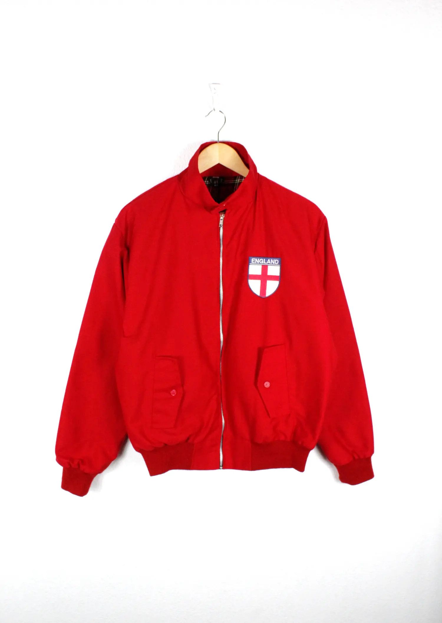 F.C. Real Bristol Vintage England Football Red Harington Style Jacket 90s Size US M / EU 48-50 / 2 - 1 Thumbnail