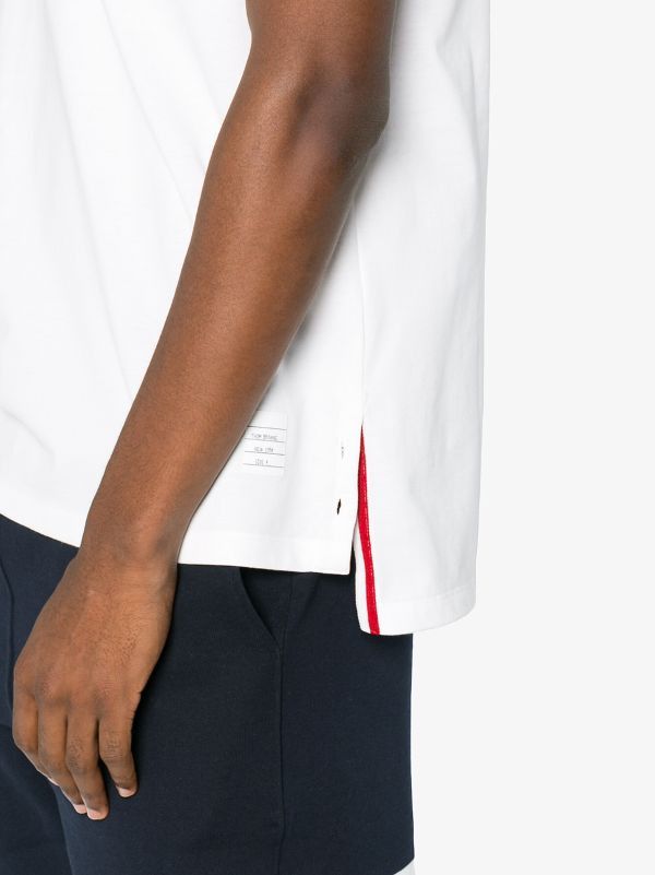 Thom Browne o1s22i1n1124 Crewneck T-Shirt in White Size US M / EU 48-50 / 2 - 5 Thumbnail