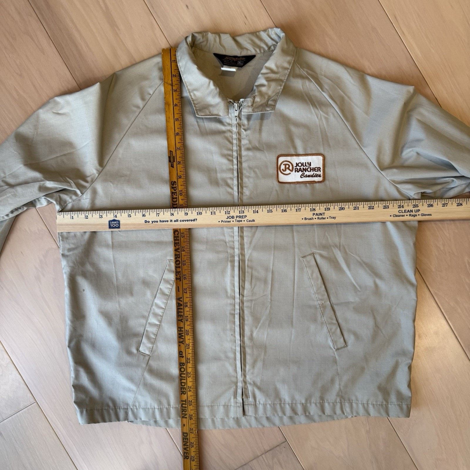 Swingster Vintage Swingster Jacket XL Khaki Full Zip 80s Made in USA Size US XL / EU 56 / 4 - 3 Thumbnail