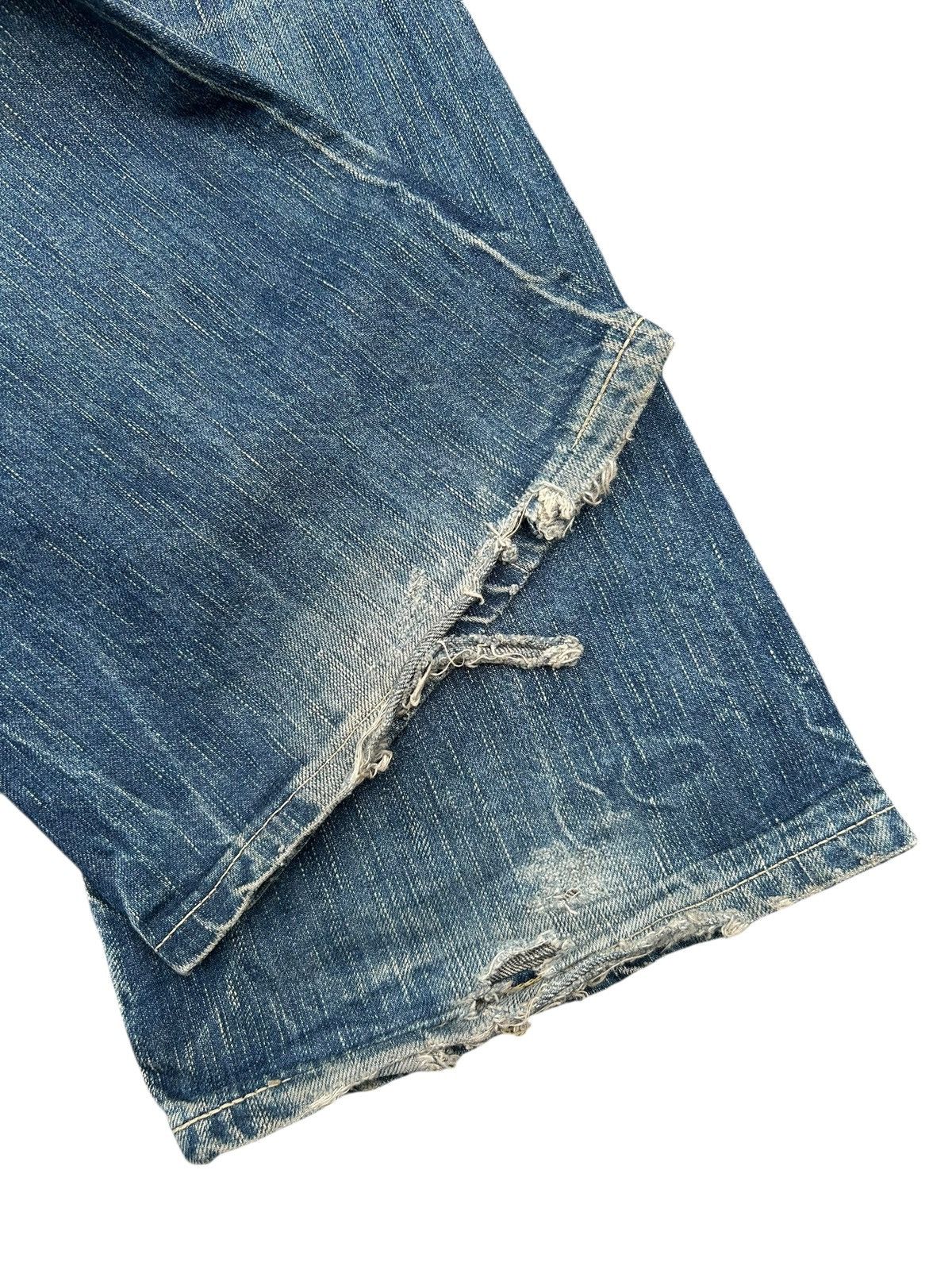 Kapital Flare Vintage Edwin Distressed Denim Jeans Size US 31 - 12 Thumbnail