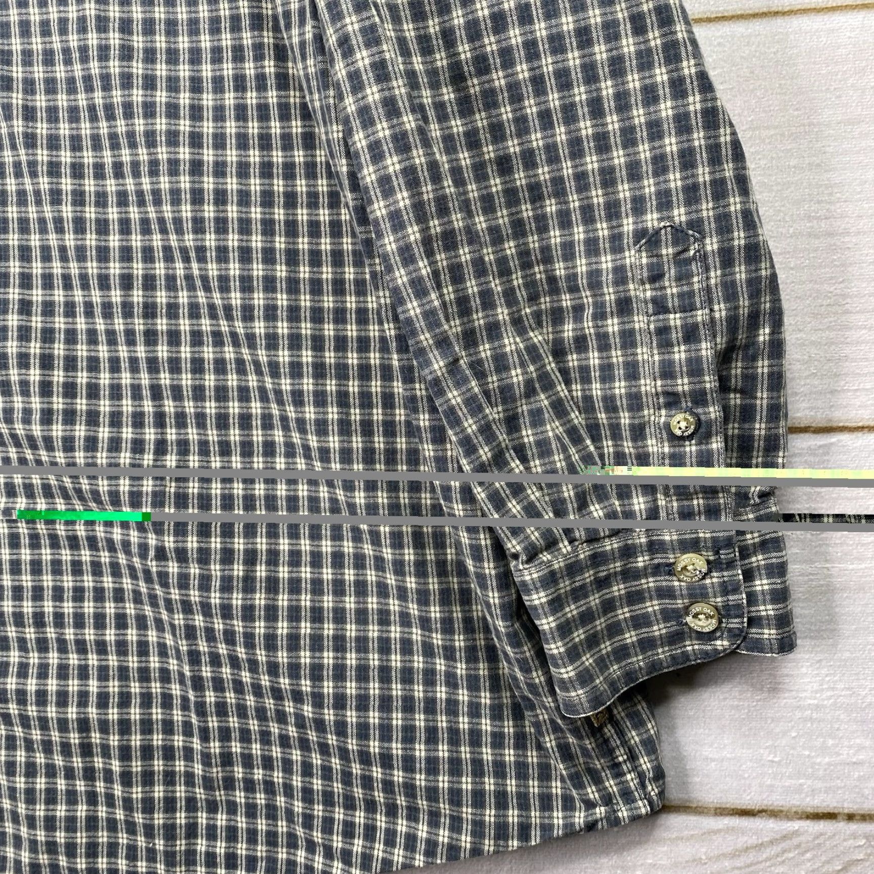 Vintage Mossy Oak Shirt Mens 3X Green Check Embroidered Sleeve Pockets Button-Up Outdoor Vintage? No Size US XXL / EU 58 / 5 - 2 Thumbnail