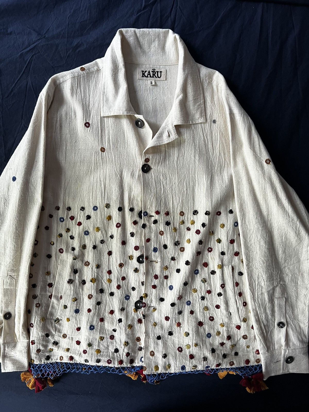 image of Karu Research Shirt Jacket Karu in White, Men's (Size Small)