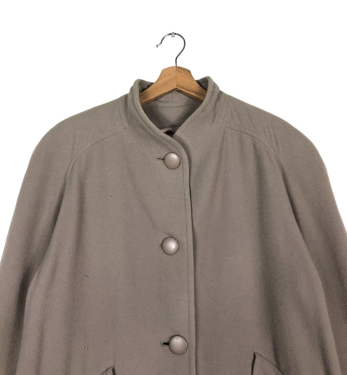 Lanvin 🔥RICH GREY LONG WOOL JACKET HERRINGBONE LANVIN PARIS FRANCE Size US M / EU 48-50 / 2 - 3 Thumbnail