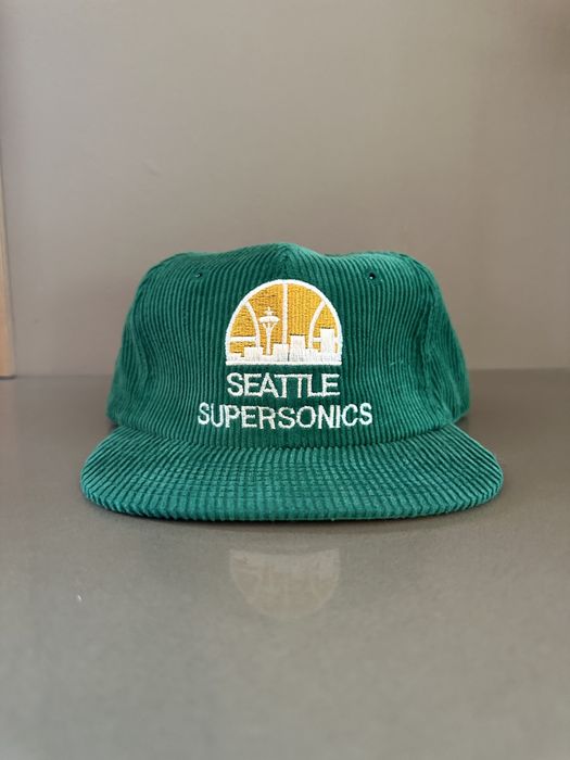 Vintage Vintage Seattle SuperSonics Corduroy Snapback Hat | Grailed