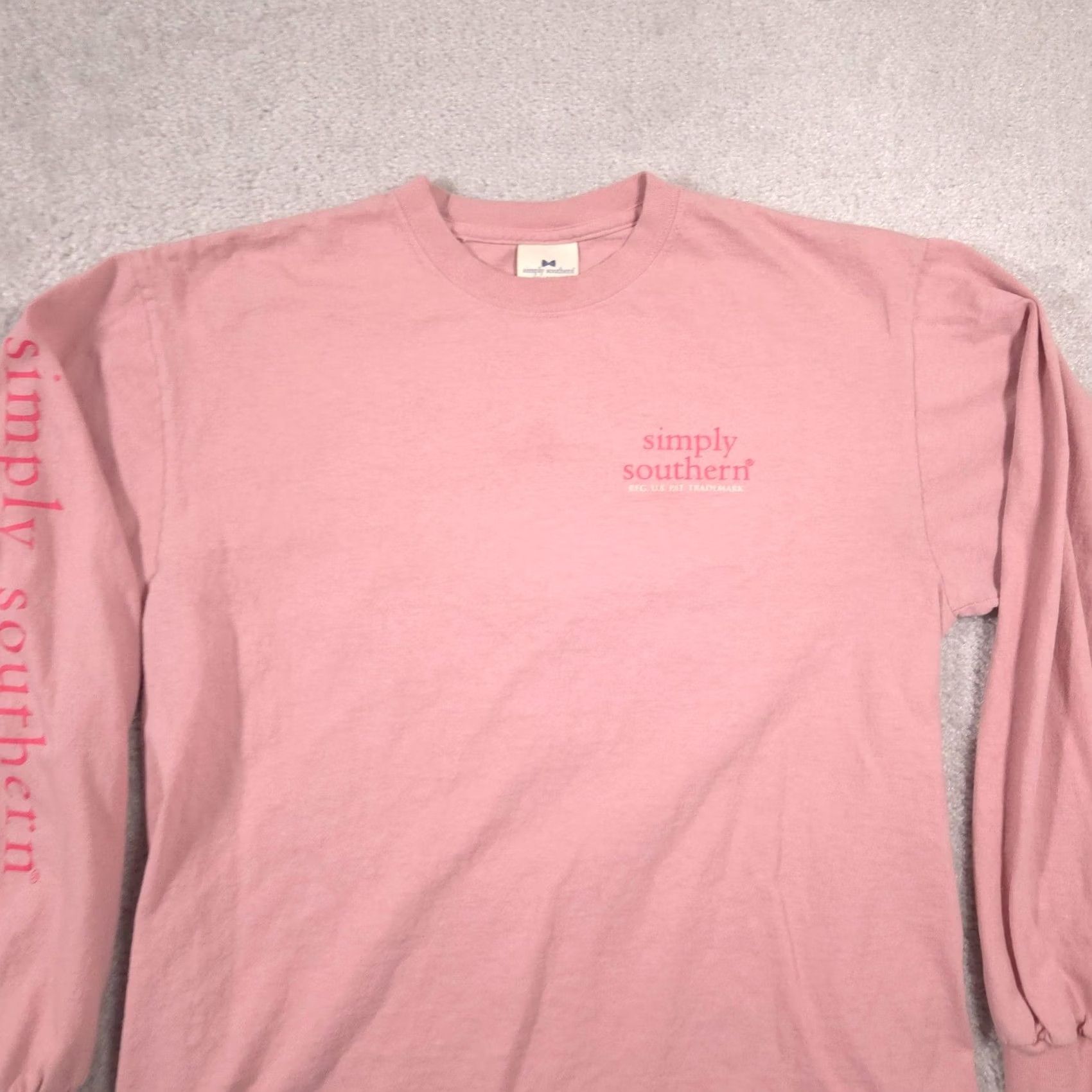 Pinko Simply Southern Shirt Womens Large Pink Tacos Cant Fix Long Sleeve Tee Top Size L / US 10 / IT 46 - 4 Thumbnail