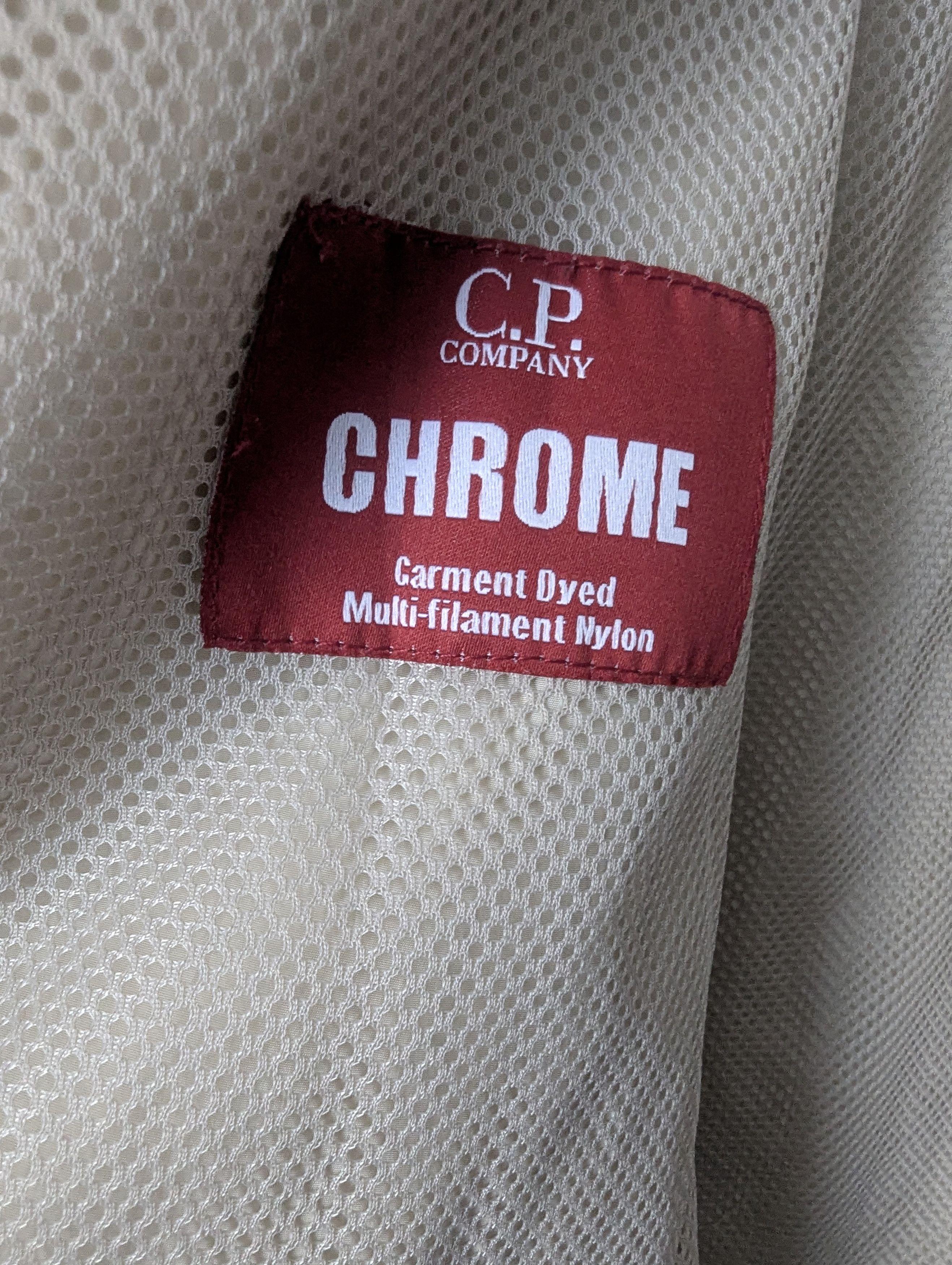 C.P. Company C.P. Company Chrome Hooded Nylon Jacket Beige S — Authentic Size US S / EU 44-46 / 1 - 6 Thumbnail