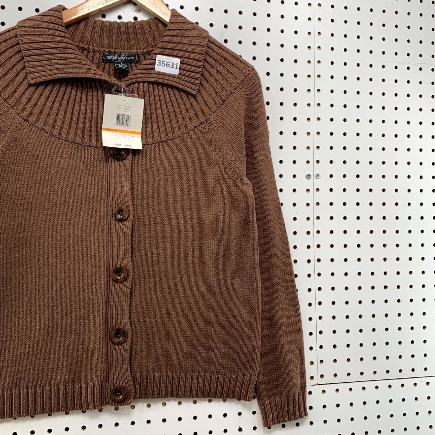 Vintage Vintage Designers Originals Cardigan Sweater Women Small Collared NEW NWT 19x22 Size S / US 4 / IT 40 - 4 Thumbnail