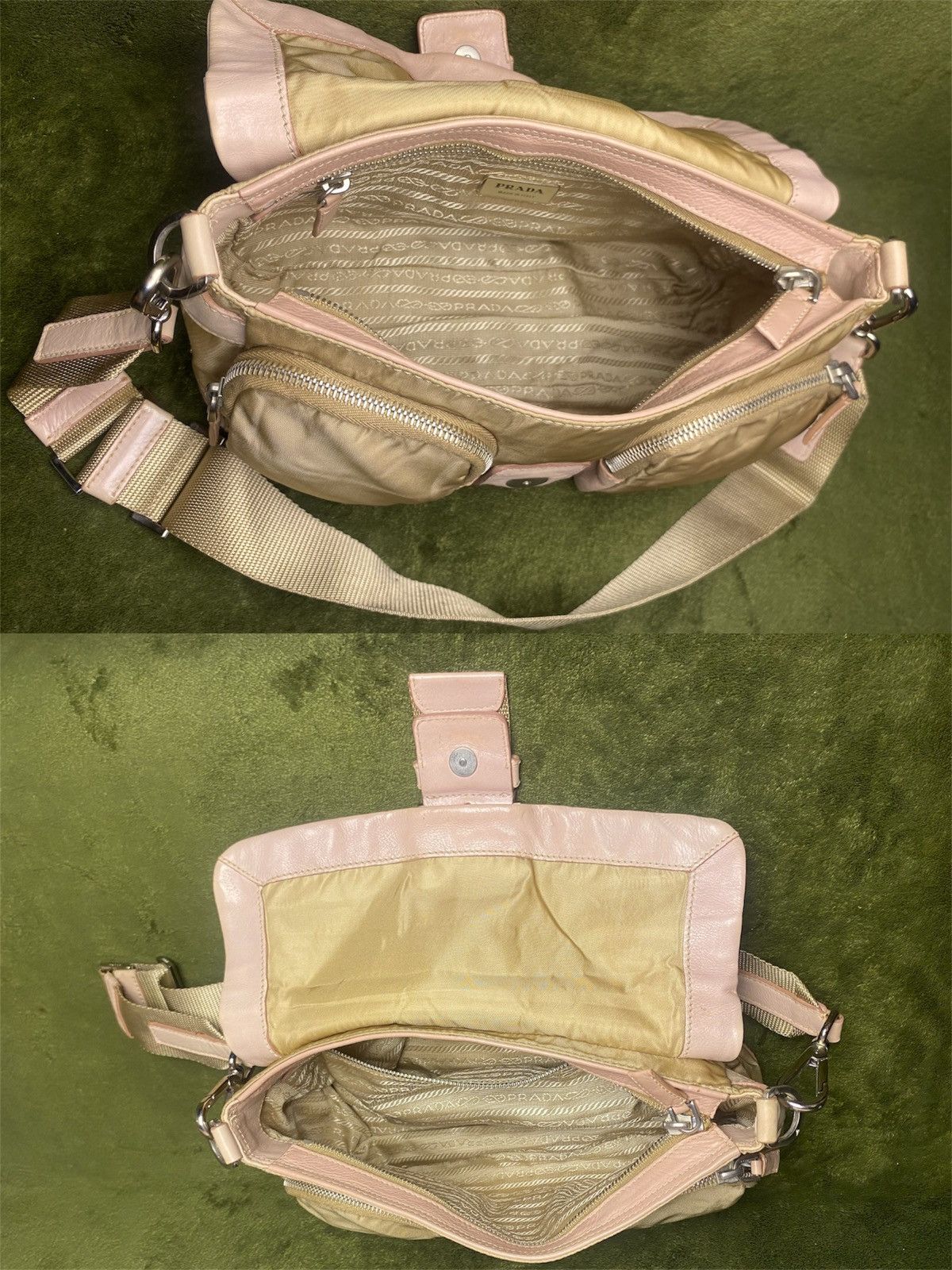 Prada Prada Tessuto Nylon and leather shoulder bag Size ONE SIZE - 18 Thumbnail