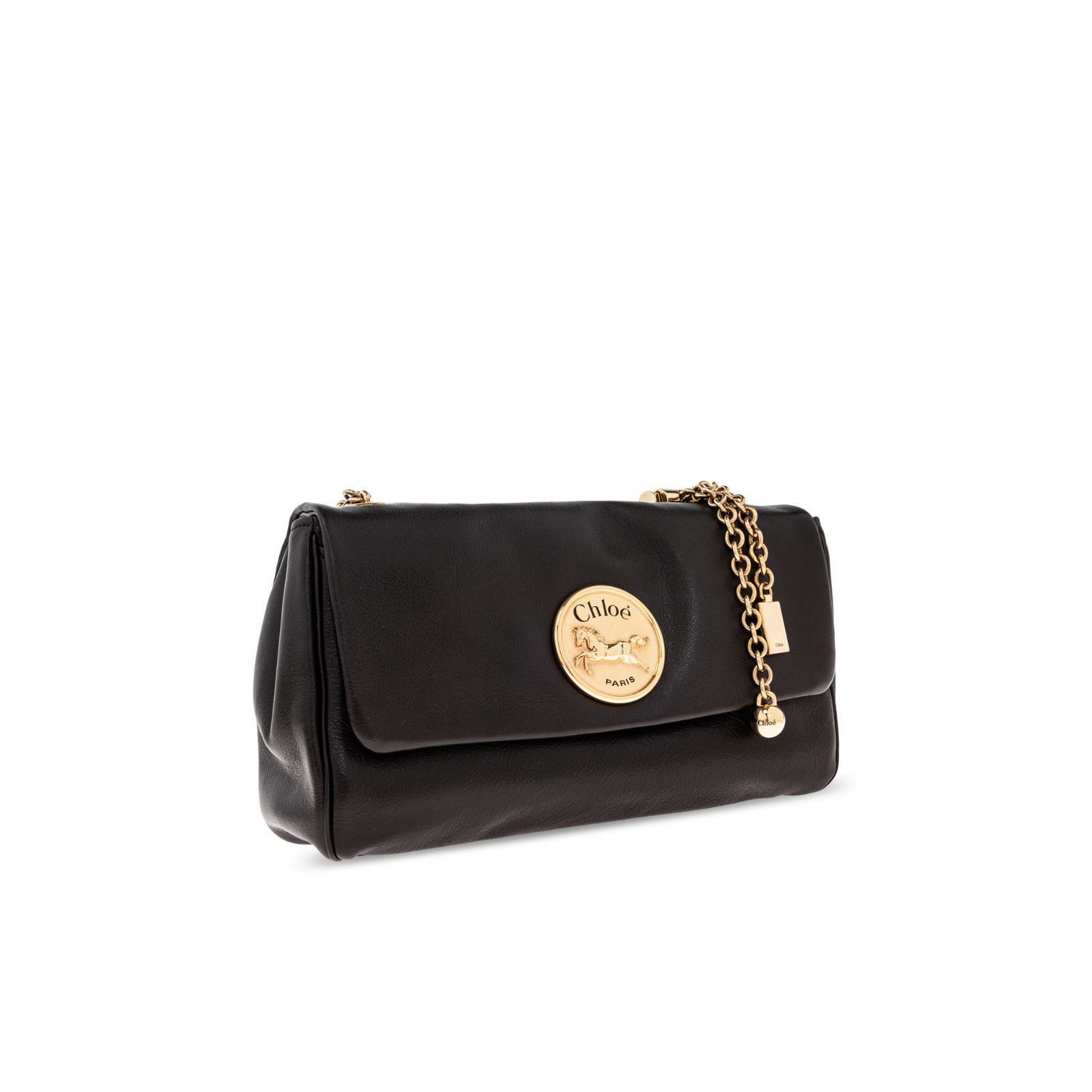 Chloe Chloe Medium Heritage Soft Black Leather Shoulder Bag New & Size ONE SIZE - 3 Thumbnail