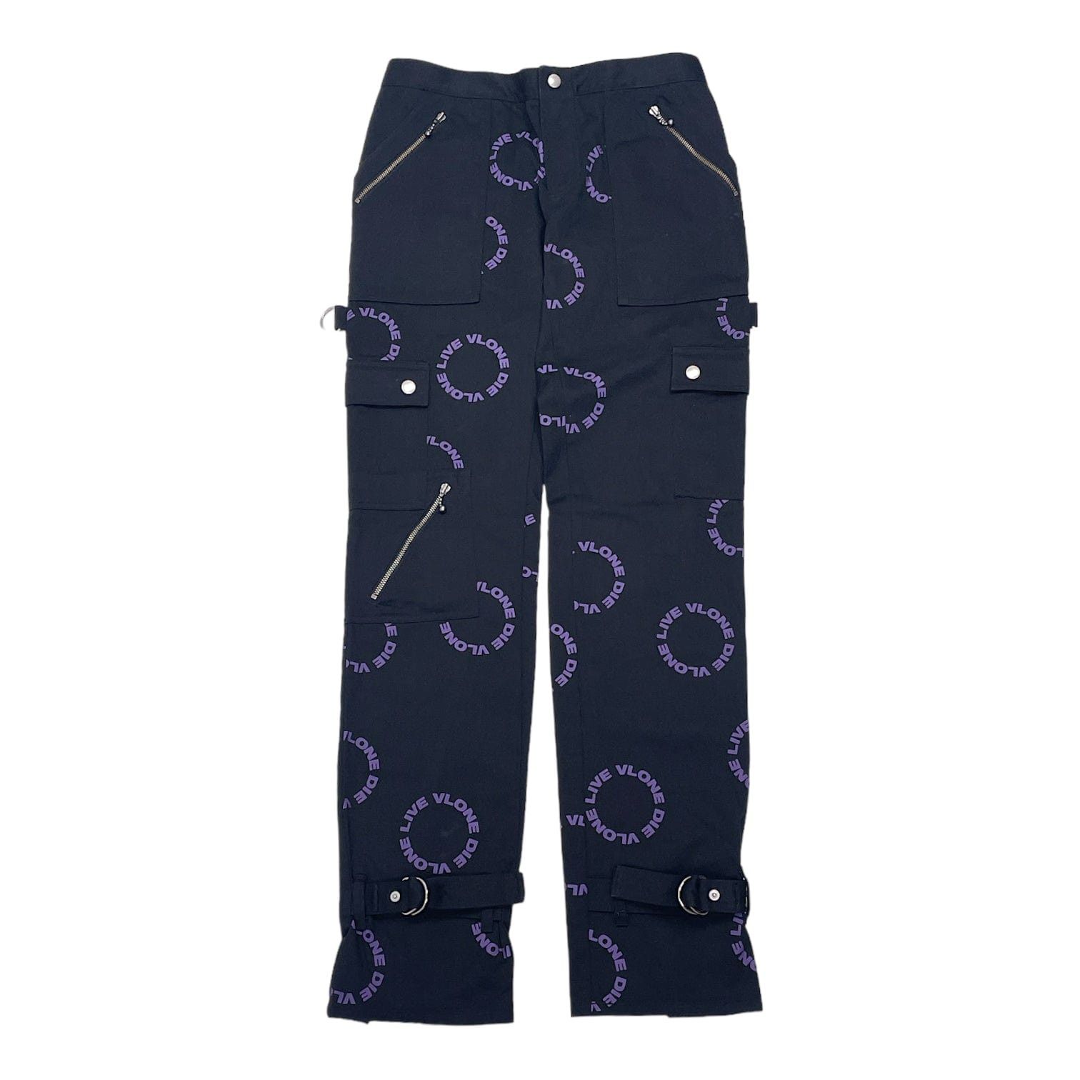Vlone Vlone Bondage Pants- Black and Yellow | Grailed