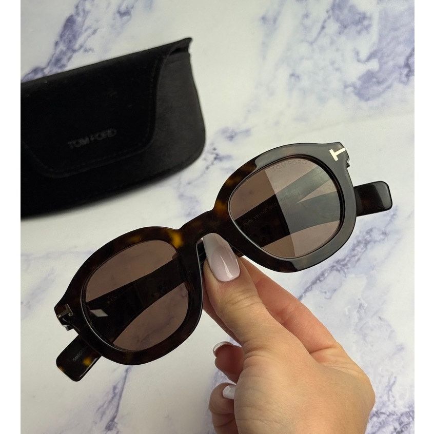 Tom Ford NEW Tom Ford FT1100 Raffa Sunglasses in Havana Brown Size ONE SIZE - 1 Thumbnail