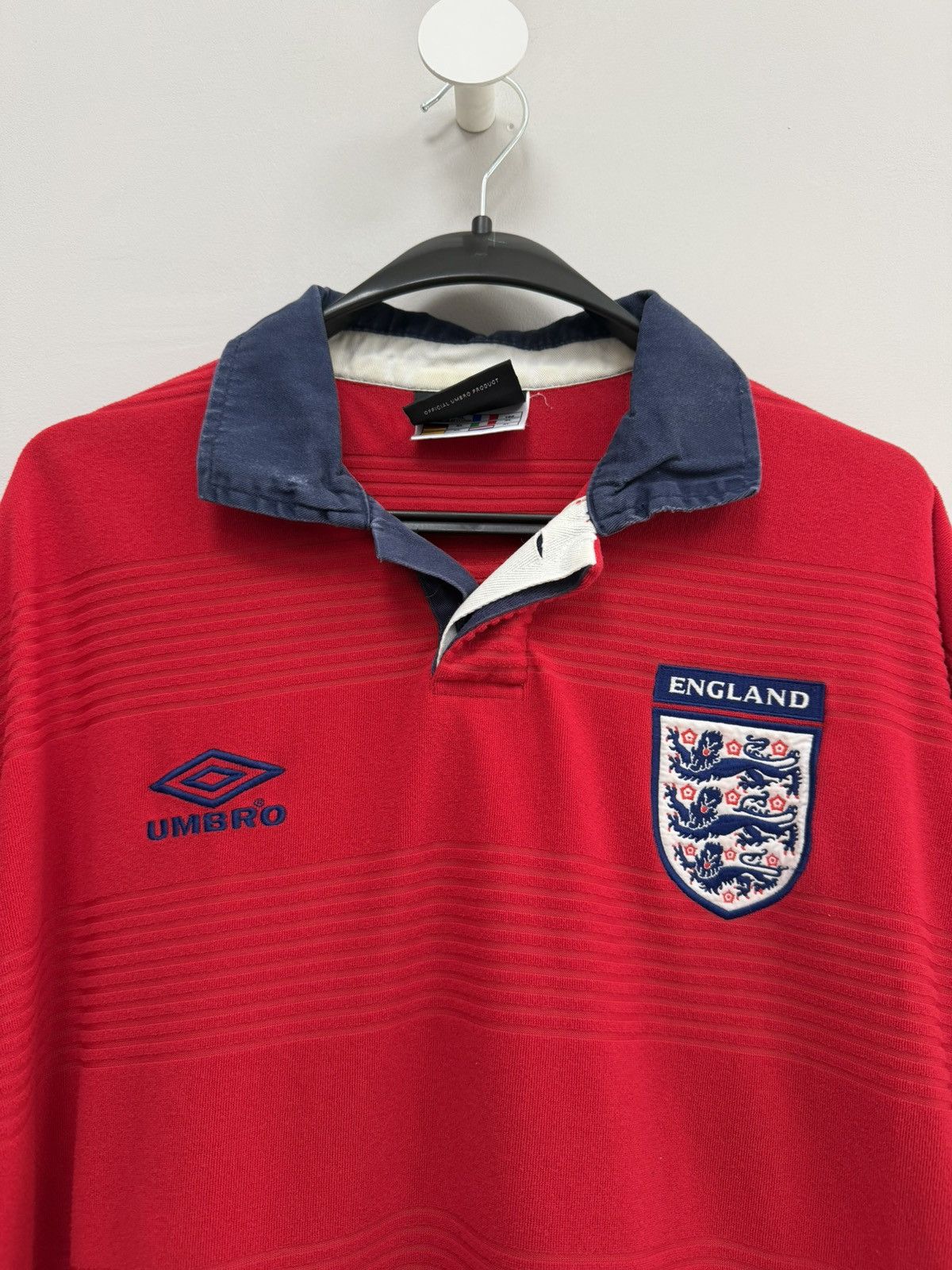 Umbro England 1999/2001 Away Football Shirt Soccer Jersey Umbro Size US XL / EU 56 / 4 - 3 Thumbnail