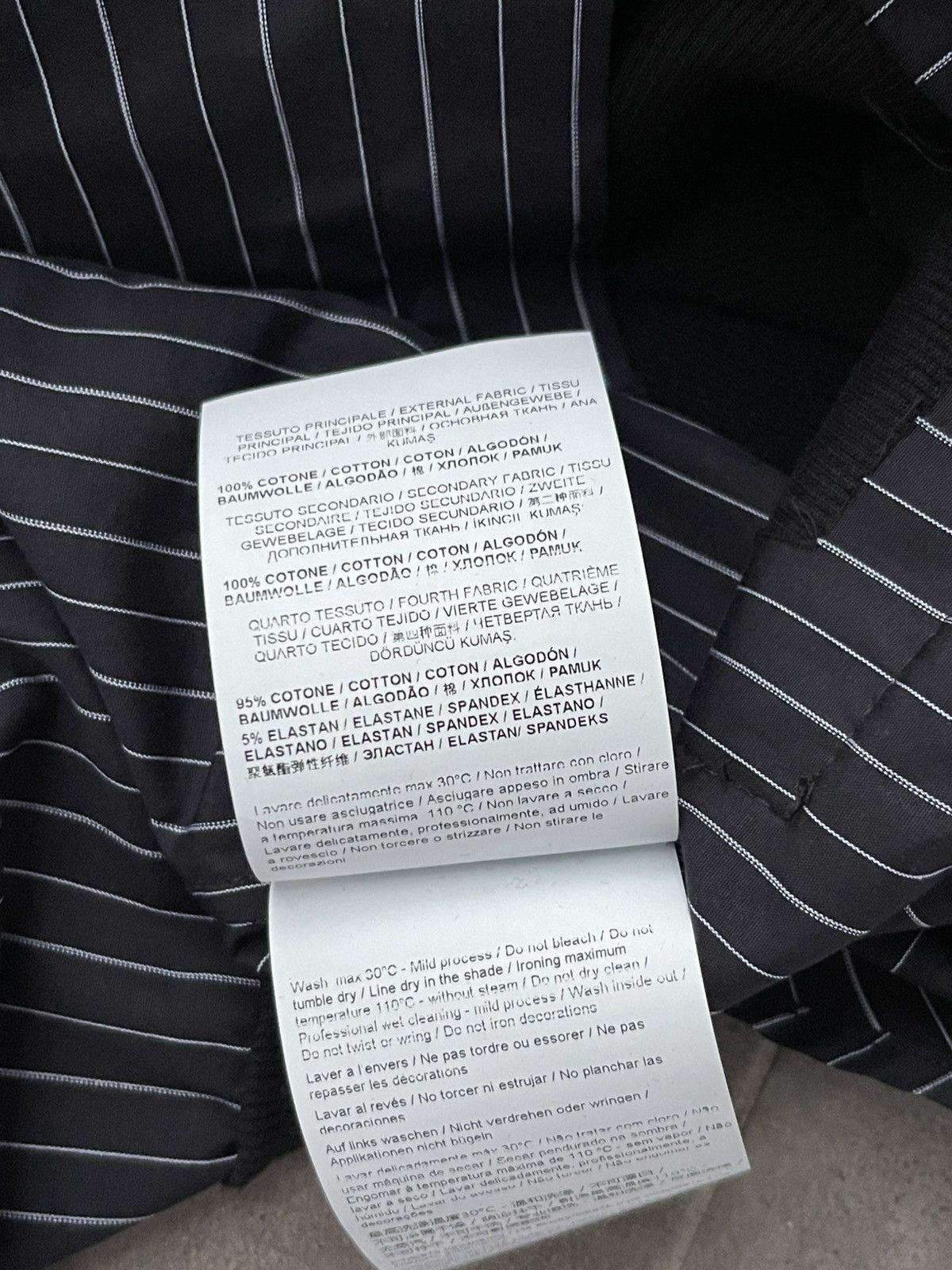 Versace !DS! SS23 Versace Stripped Paneled Reworked Sweatshirt Size US M / EU 48-50 / 2 - 23 Thumbnail