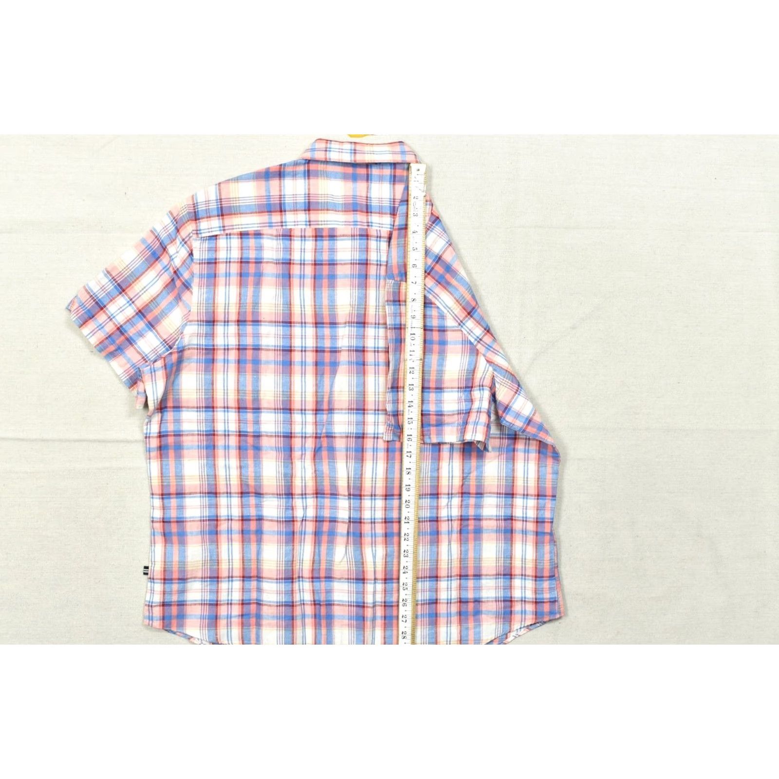 Nautica Nautica Button-Up Shirt Plaid Multicolor Short Sleeve Linen-Cotton 2XL Men NWT Size US XXL / EU 58 / 5 - 8 Thumbnail