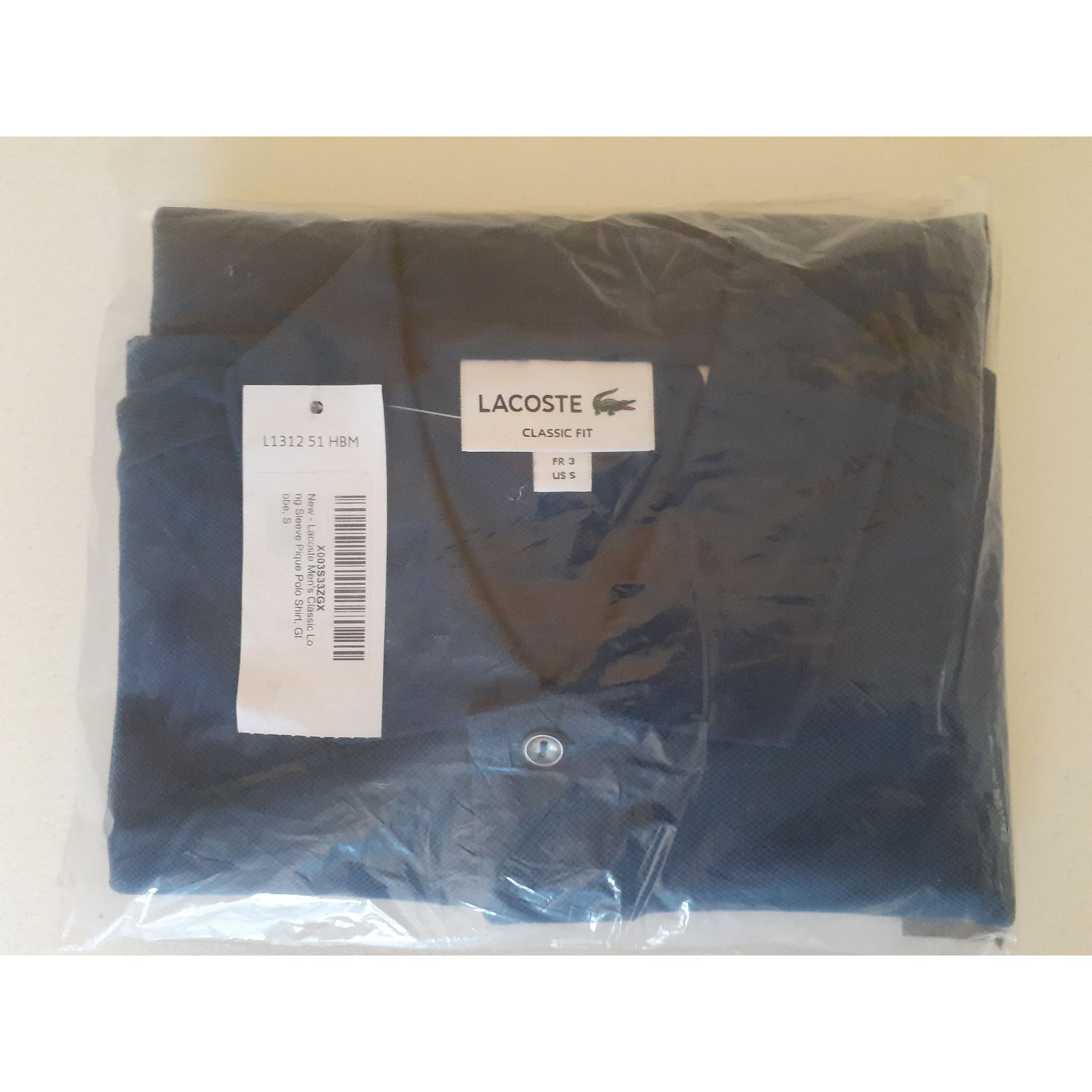 Lacoste Lacoste Men's Classic Long Sleeve Pique Polo Shirt Globe S Size US S / EU 44-46 / 1 - 2 Thumbnail