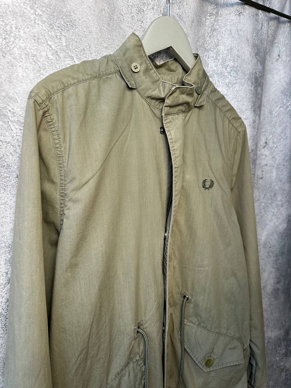 Fred Perry Fred Perry Vintage 90s Long Coat Jacket Lightweight Khaki Size US S / EU 44-46 / 1 - 4 Thumbnail