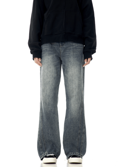 Japanese Brand × Vintage Retro American style flared washed jeans Size US 32 / EU 48 - 1 Thumbnail