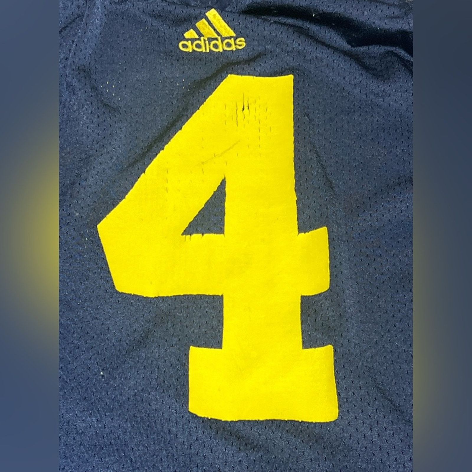 Adidas Michigan Wolverines De’Veon Smith Practice Used Jersey RARE Size US L / EU 52-54 / 3 - 4 Thumbnail