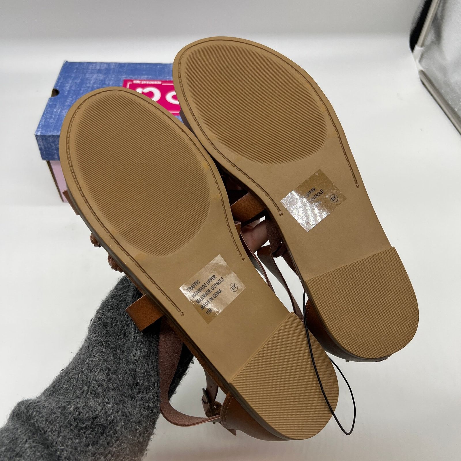Other Pop Womens Traffic Ankle Strap Flat Sandals Cogna Size US 11 / IT 41 - 4 Thumbnail