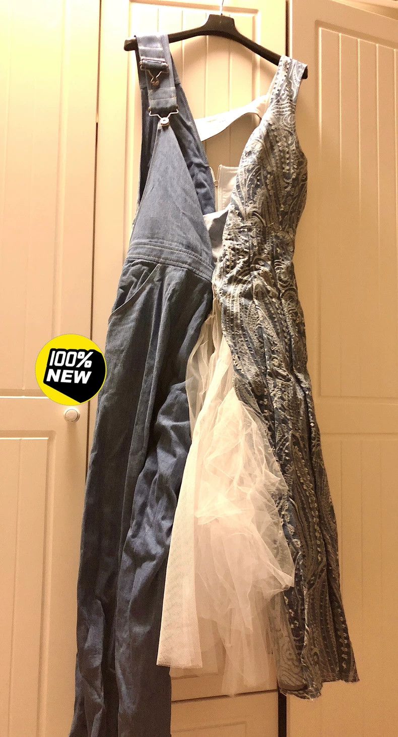 Comme des Garcons Comme Des Garcons Women's denim white gauze culottes Size M / US 6-8 / IT 42-44 - 1 Thumbnail
