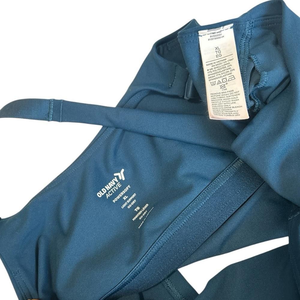Old Navy Old Navy Light Support PowerSoft Longline Sports Bra Size XL / US 12-14 / IT 48-50 - 4 Thumbnail