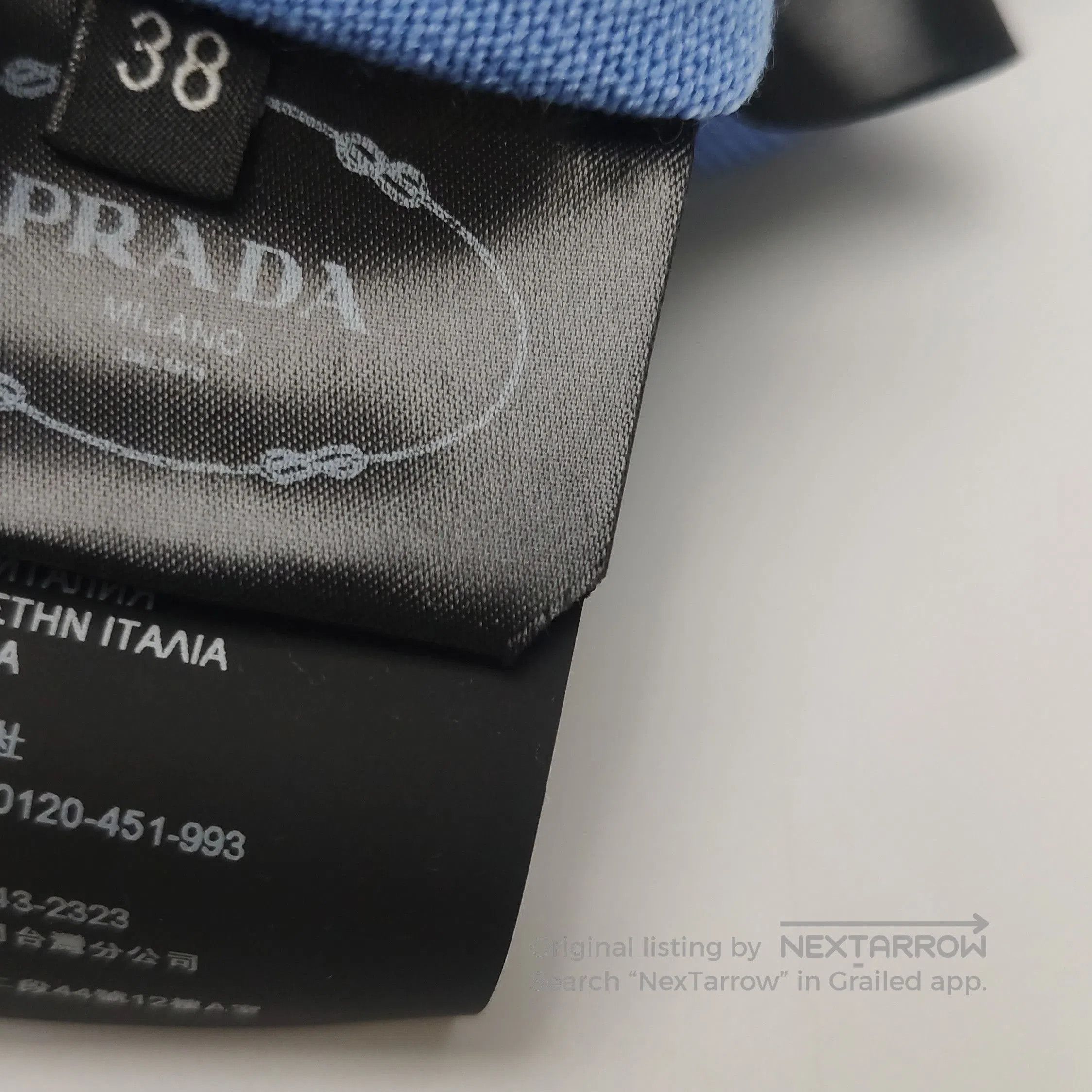 Prada Prada Wool Blend Turtleneck Sweater in Blue . Size S / US 4 / IT 40 - 8 Thumbnail