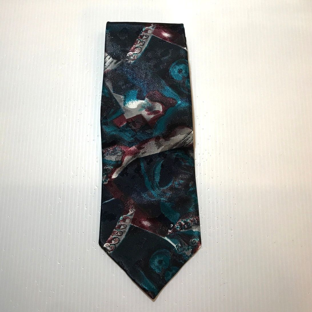 Other Envoy Abstract Tall Extra Length Wide Mens Necktie Size ONE SIZE - 1 Thumbnail