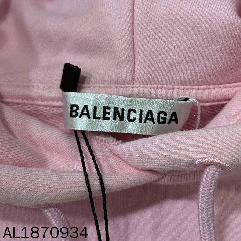 Balenciaga Balenciaga Crew Pink Hoodie 2501-Nextarrow Size US S / EU 44-46 / 1 - 7 Thumbnail