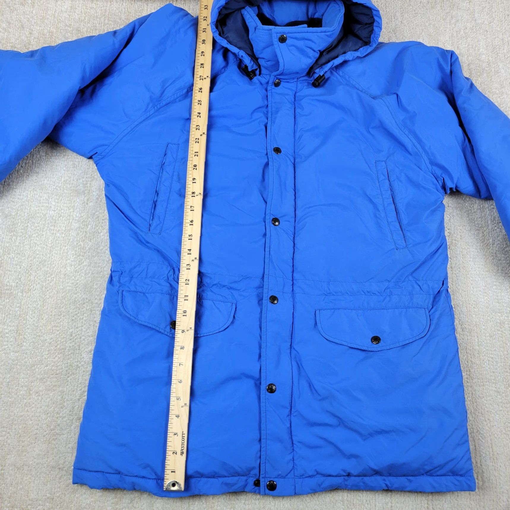 The North Face VINTAGE The North Face Down Puffer Parka Jacket Mens L Blue Full Zip Hooded 80s Modern? Size US L / EU 52-54 / 3 - 6 Thumbnail