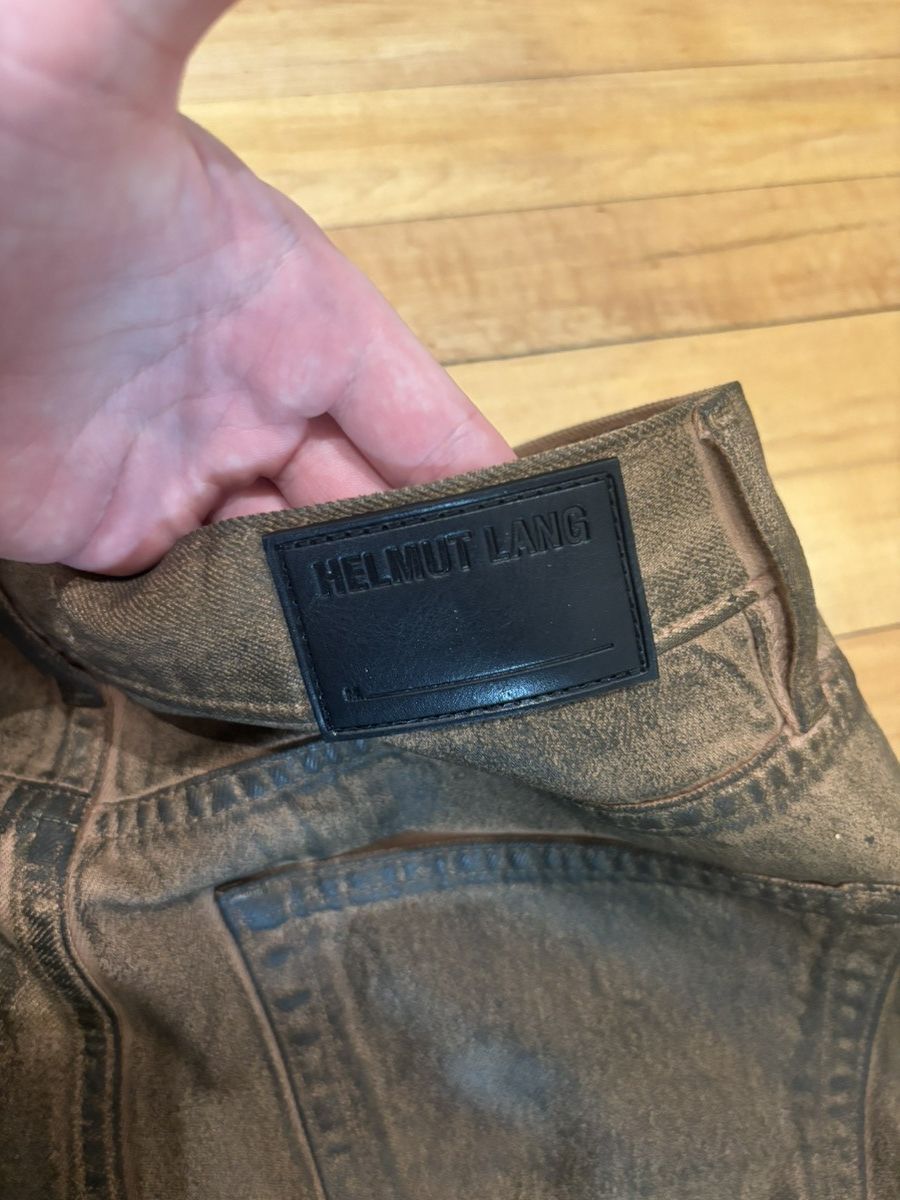 Helmut Lang Helmut Lang Waxed oil stain Worker Jeans Size US 30 / EU 46 - 4 Thumbnail