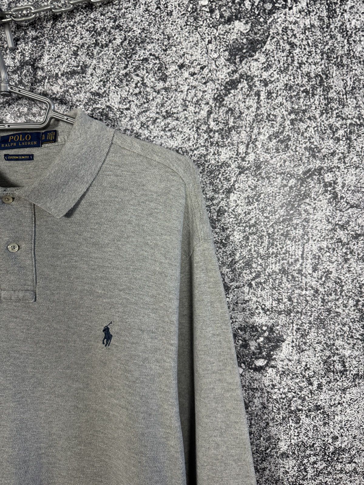 Polo Ralph Lauren Polo Ralph Lauren Long Sleeve Polo Shirt Pony Logo Size XL Size US XL / EU 56 / 4 - 2 Thumbnail