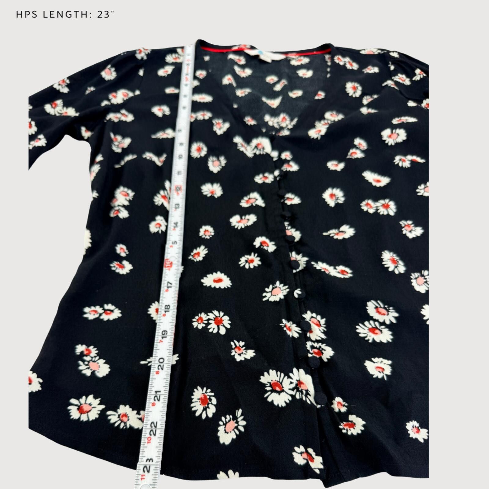 Boden Boden Daisy Print Button Front Blouse Top 4 Size S / US 4 / IT 40 - 6 Thumbnail