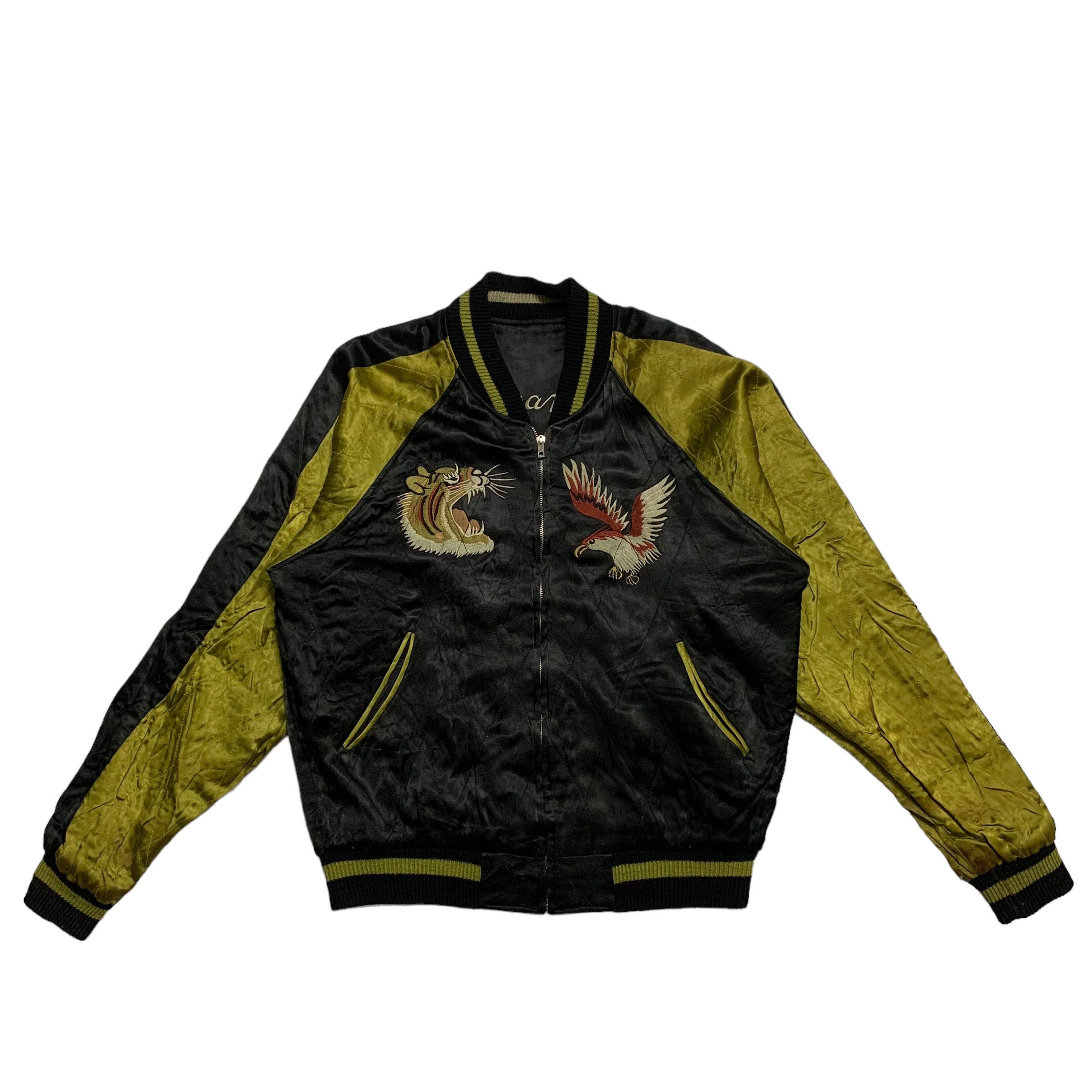 Japanese Brand Vintage 70s Japanese Brand Dragon Reversible Sukajan Jacket Size US M / EU 48-50 / 2 - 7 Thumbnail