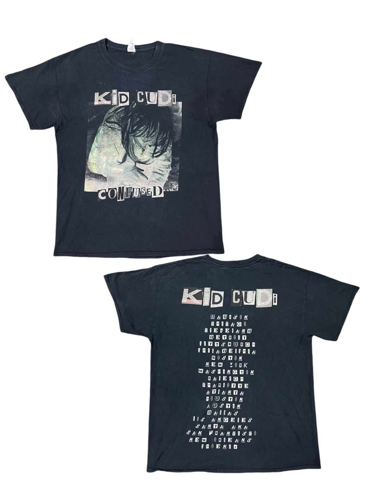 Band Tees × Kid Cudi VTG Kid Cudi Confused Tour Tee Size US L / EU 52-54 / 3 - 2 Thumbnail